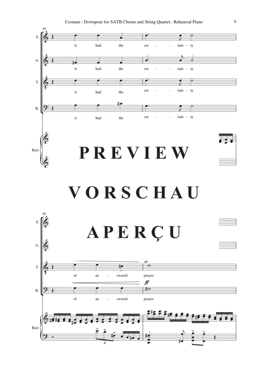 gallery: Downpour , , (Gemischter Chor + Streicher)