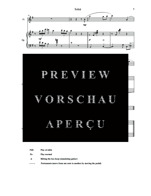 Produktgalerie: Seite 9 von 11 Soleá, , (Harfe und Flöte)