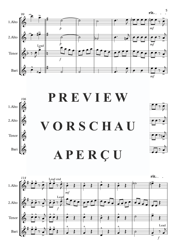 Product gallery: Page 6 of 11 In der Bar zum Krokodil, Comedian Harmonists, (Saxophone Quartet AATB)