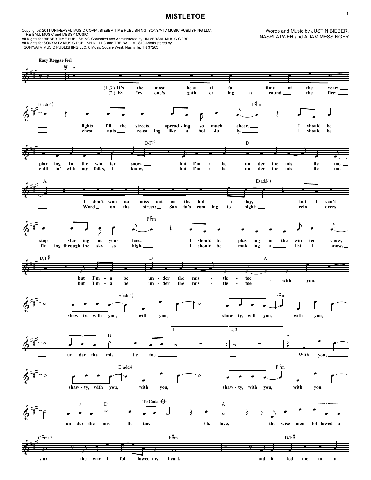 Produktgalerie: Seite 1 von 1 Mistletoe, Justin Bieber, Melodieinstrument