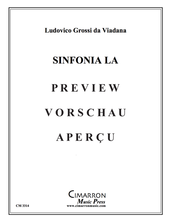 Produktgalerie: Seite 2 von 10 Sinfonia La Bergmasca , , (Blechbläserquintett)