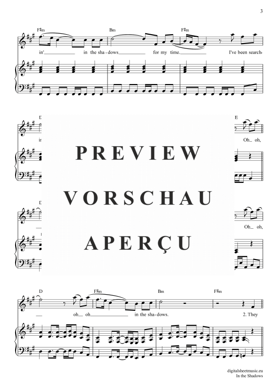 gallery: In The Shadows, Rasmus, Gesang mit Klavierbegleitung