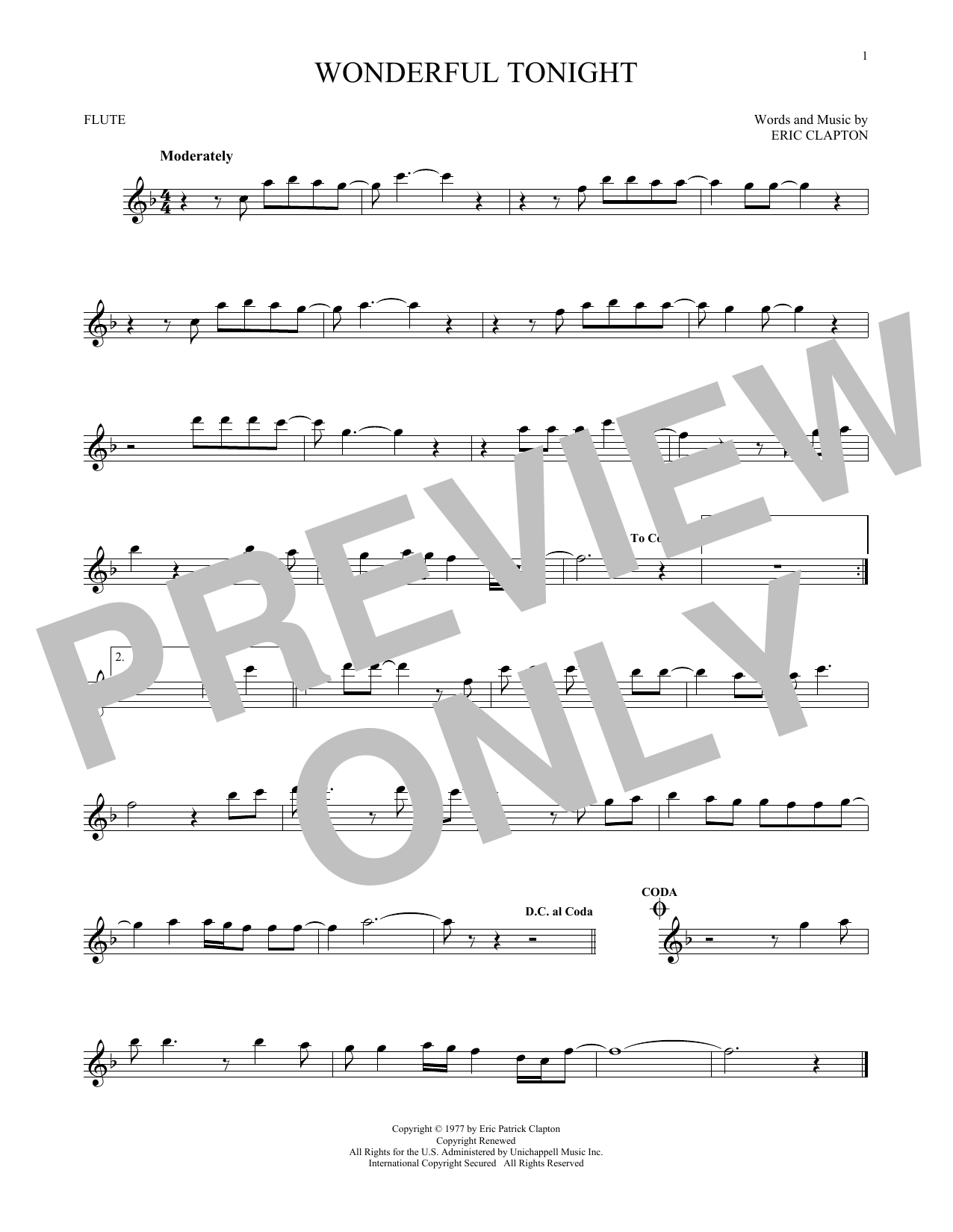 Product gallery: Page 1 of 1 Wonderful Tonight, Eric Clapton