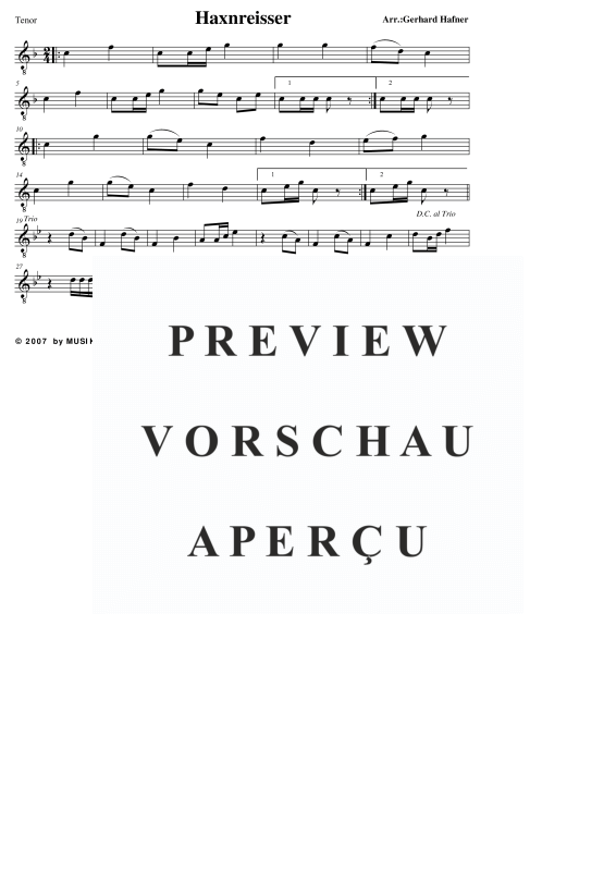 Product gallery: Page 8 of 11 Haxnreissa, , (woodwind and brass)