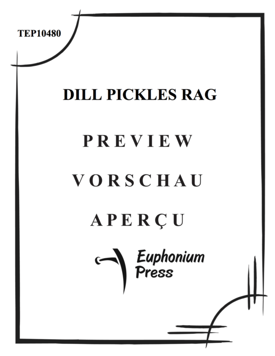 Product gallery: Page 2 of 13 Dill Pickles Rag , , (Tuba Quartett EETT)
