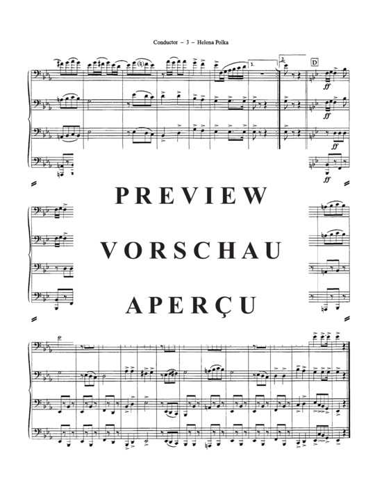Product gallery: Page 5 of 9 Helena Polka , , (Tuba Quartett EETT)