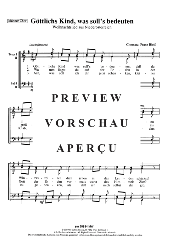 gallery: Göttlichs Kind , , (Männerchor)