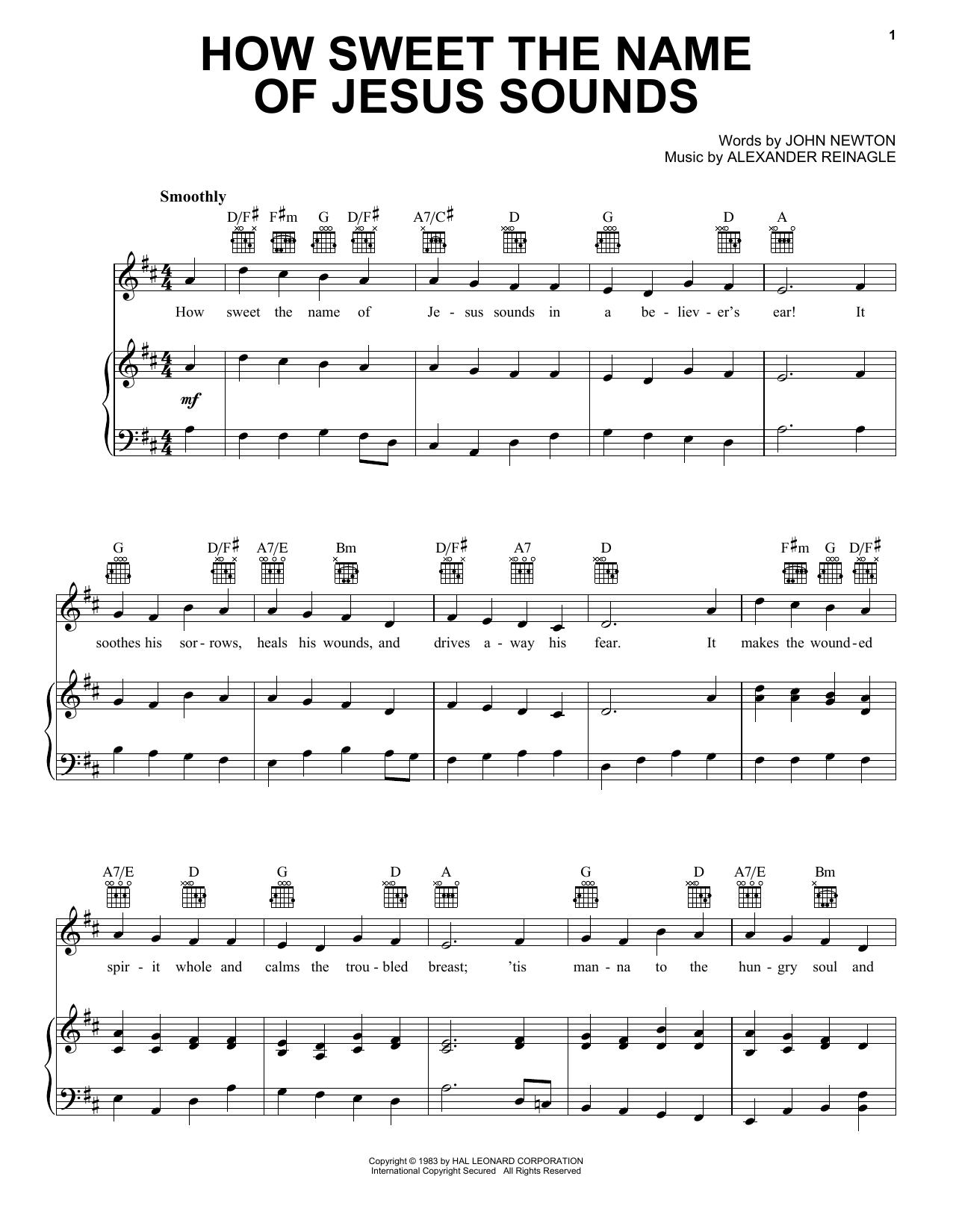 Produktbild zu: How Sweet The Name Of Jesus Sounds