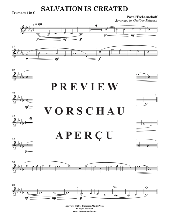 Produktgalerie: Seite 6 von 12 Salvation is Created , , (Blechbläser-Quintett)