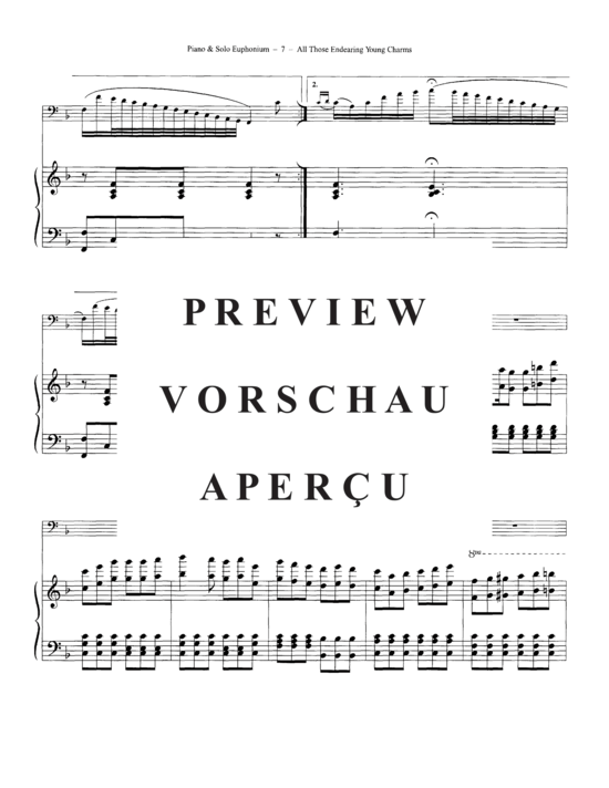 Product gallery: Page 9 of 20 All Those Endearing Young Charms , , (euphonium + piano)