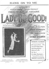 cover: Hang On To Me (from 'Lady, Be Good'), George Gershwin, Gesang, Klavier