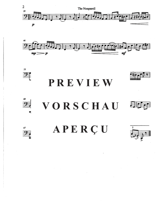 Produktgalerie: Seite 10 von 10 The Nonpareil , , (Violine + Tuba)