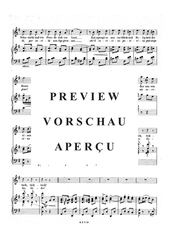 Produktgalerie: Seite 5 von 5 Das Lied vom Ticke-Tock (Col tic e toc), , Klavier und Gesang