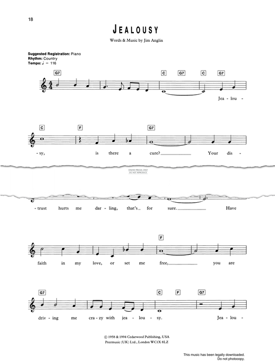 Produktgalerie: Seite 1 von 1 Jealousy, Kitty Wells, Gesang, Gitarre, Keyboard