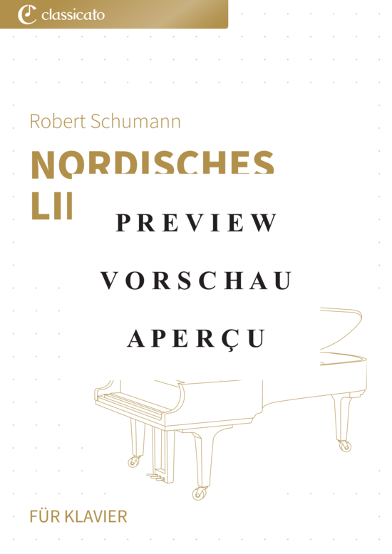 Produktgalerie: Seite 2 von 4 Nordisches Lied - Nr. 41 aus Album für die Jugend op. 68 , , Klavier Solo