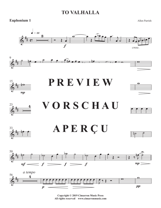 Product gallery: Page 10 of 21 To Valhalla , , (Tuba Ensemble EEETTT)