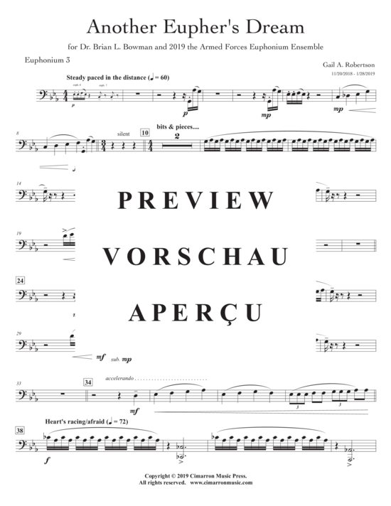 Product gallery: Page 20 of 21 Another Eupher´s Dream , , (Euphonium Ensemble 8 parts)