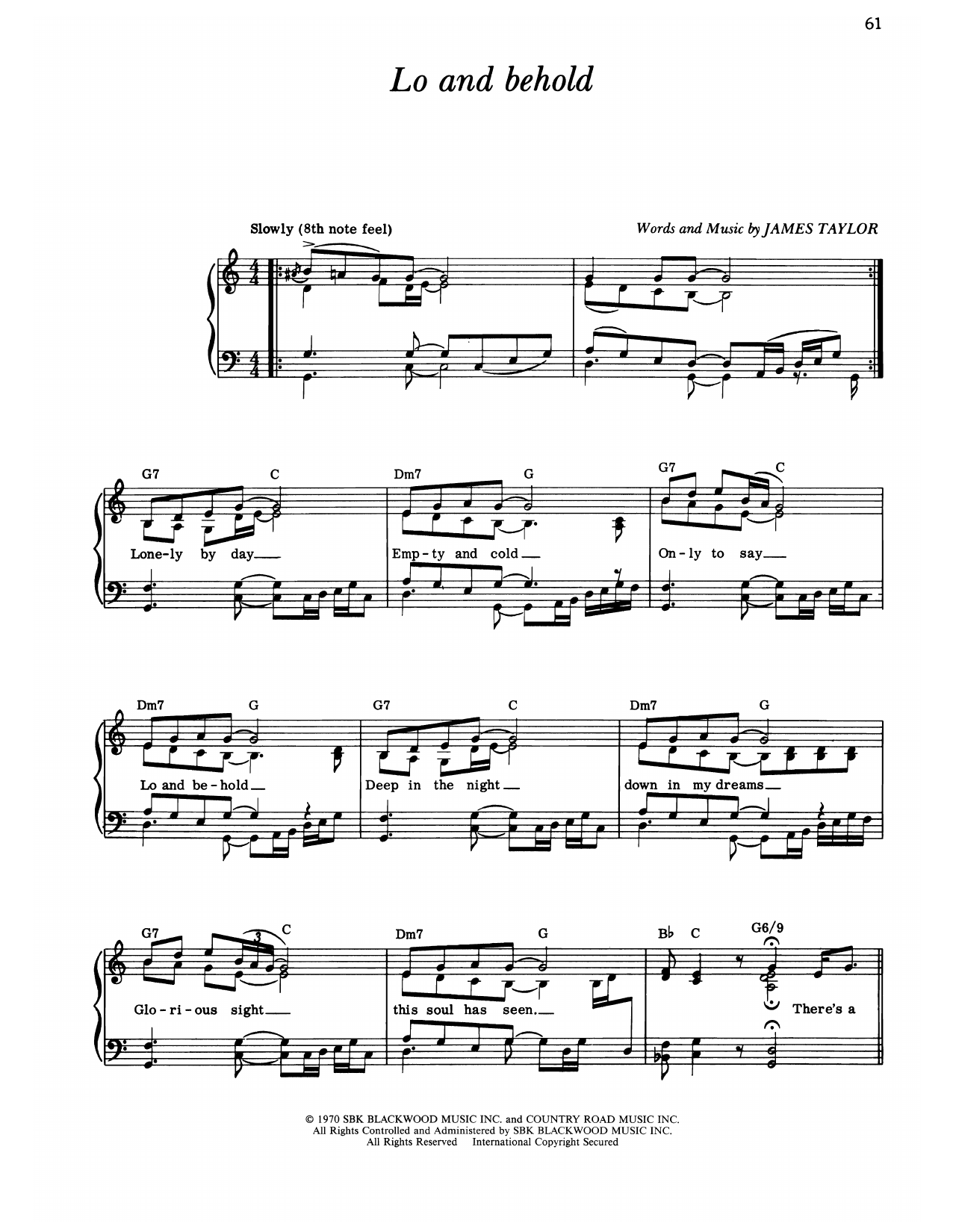 Produktgalerie: Seite 1 von 1 Lo And Behold, James Taylor, Gesang, Gitarre, Klavier