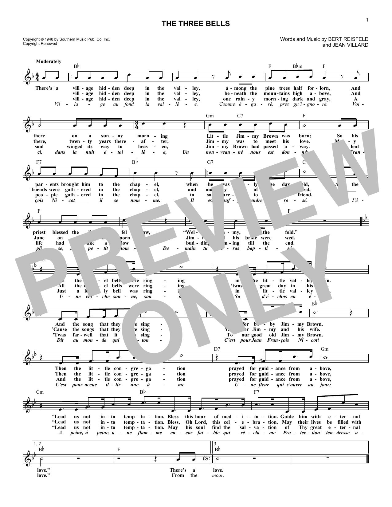 Produktbild zu: The Three Bells