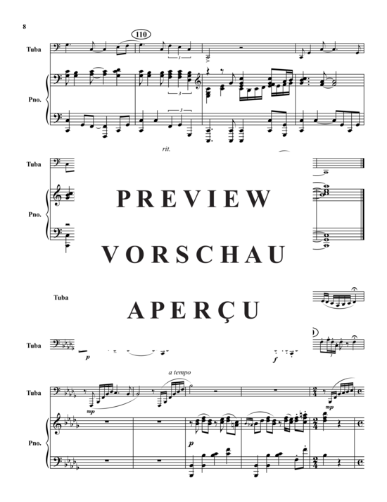 Product gallery: Page 9 of 18 2 Serenades , , (tuba + piano)