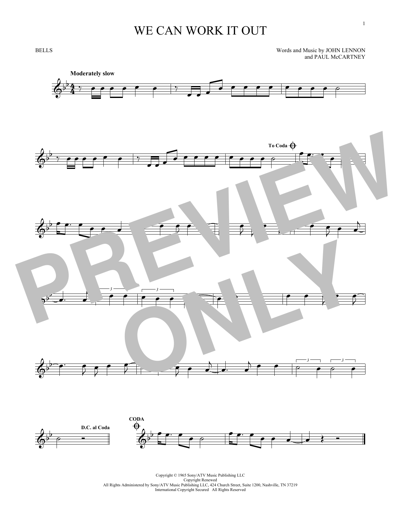 Produktbild zu:  We Can Work It Out - The Beatles