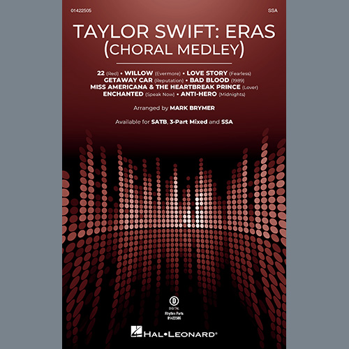Produktbild zu: Taylor Swift: Eras (Choral Medley) (arr. Mark Brymer)