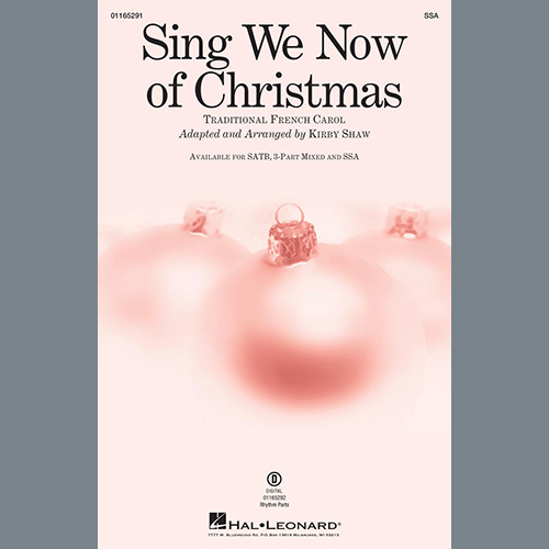 Product picture to: Sing We Now Of Christmas (arr. Kirby Shaw)