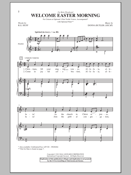 Produktbild zu: Welcome Easter Morning