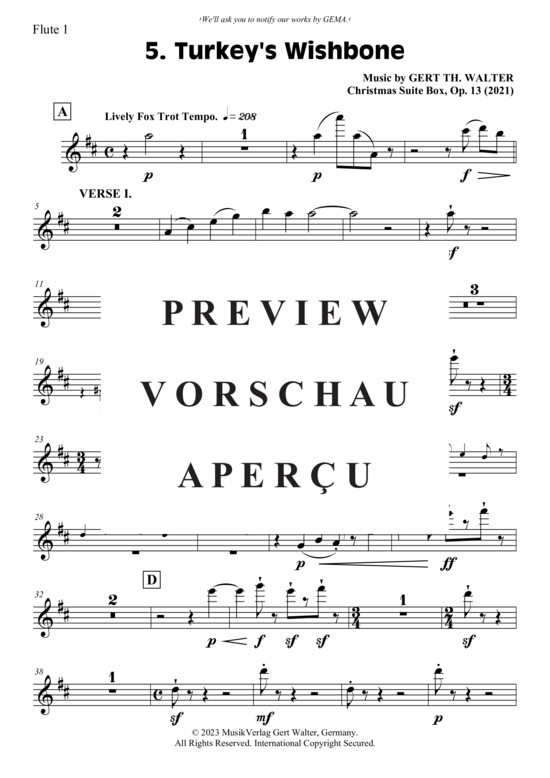 gallery: Turkey´s Wishbone (Kammer Orchester) , , (Bläser, Streicher + Pauken)