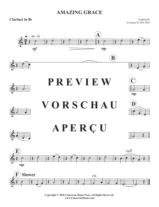 Produktgalerie: Seite 7 von 9 Amazing Grace , , (Holzbläser Quintett)