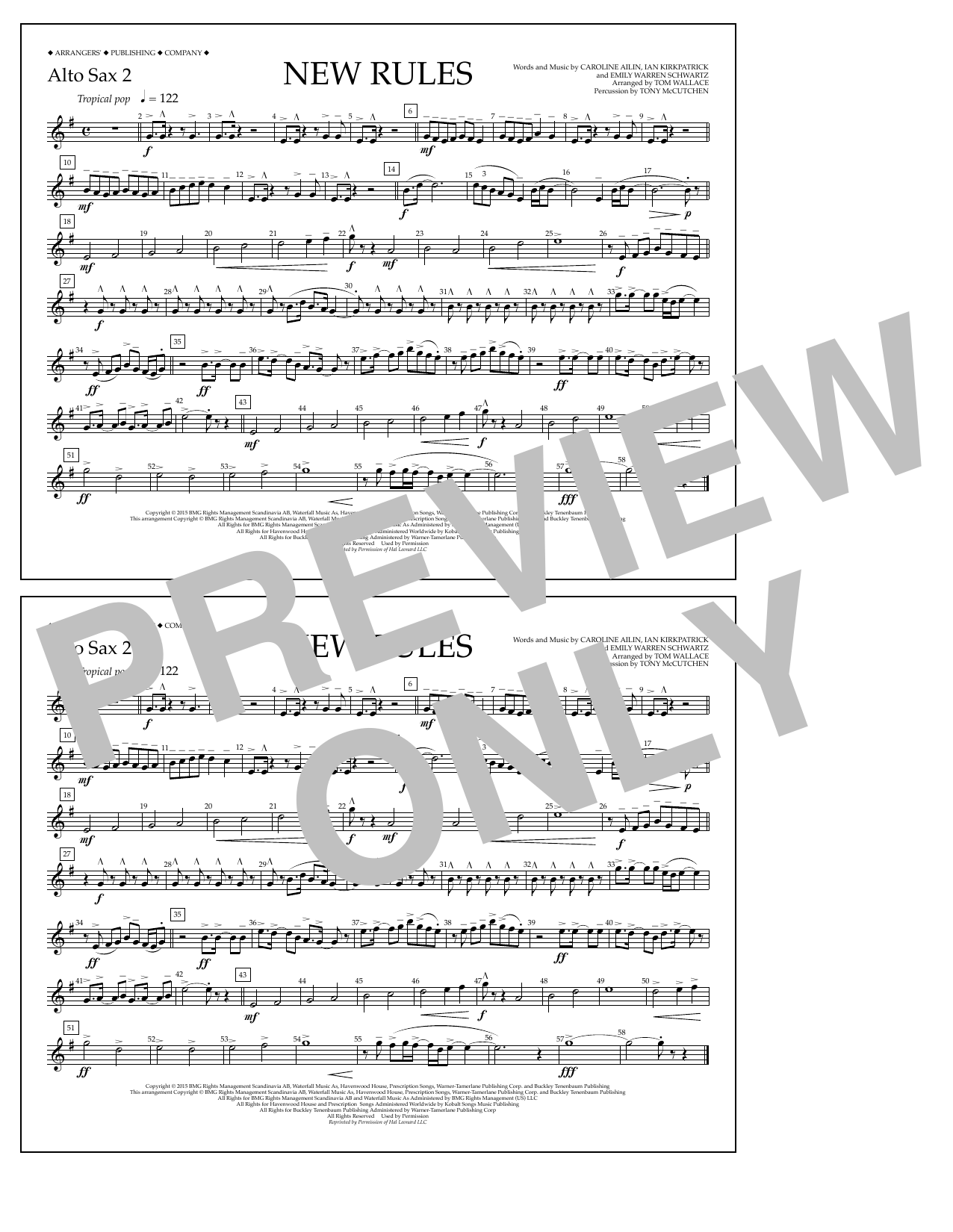 Product picture to: New Rules - Alto Sax 2