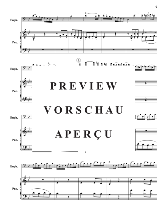 gallery: Presto aus Concerto in B , , (Bariton/Pos + Klavier)