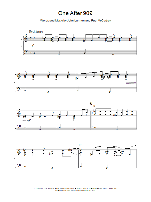 Product gallery: Page 1 of 1 One After 909, The Beatles