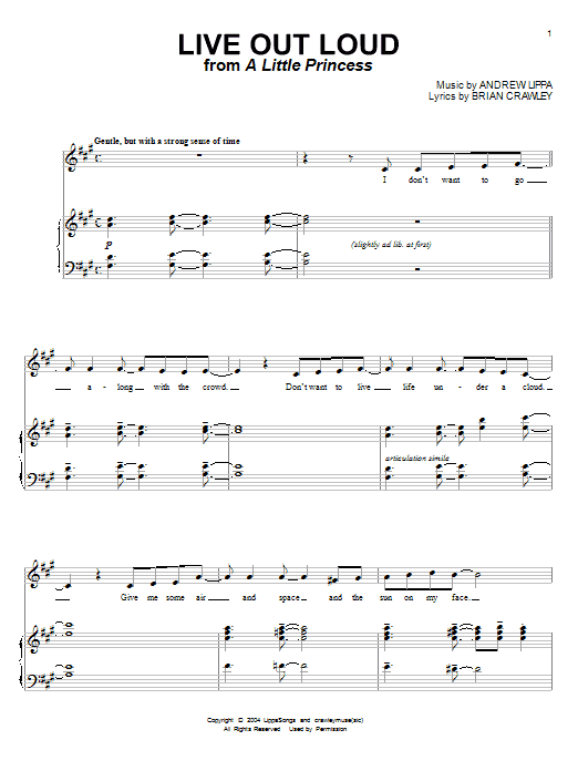 Produktbild zu: Live Out Loud