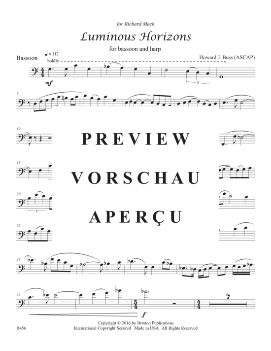Produktgalerie: Seite 20 von 21 Luminous Horizons , , (Fagott und Harfe)