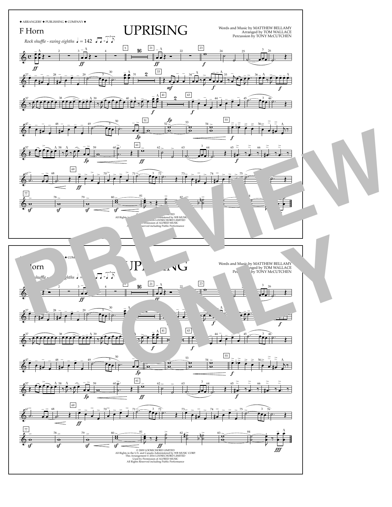 Product picture to: Uprising - F Horn