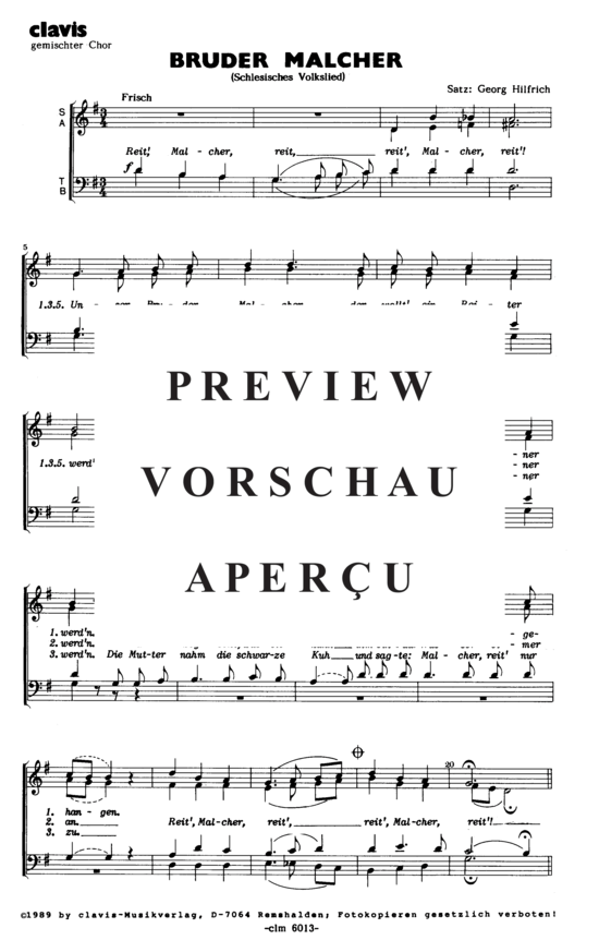 gallery: Bruder Malcher , , (Sopran-, Bariton-Solo, Gemischter Chor + Klavier)