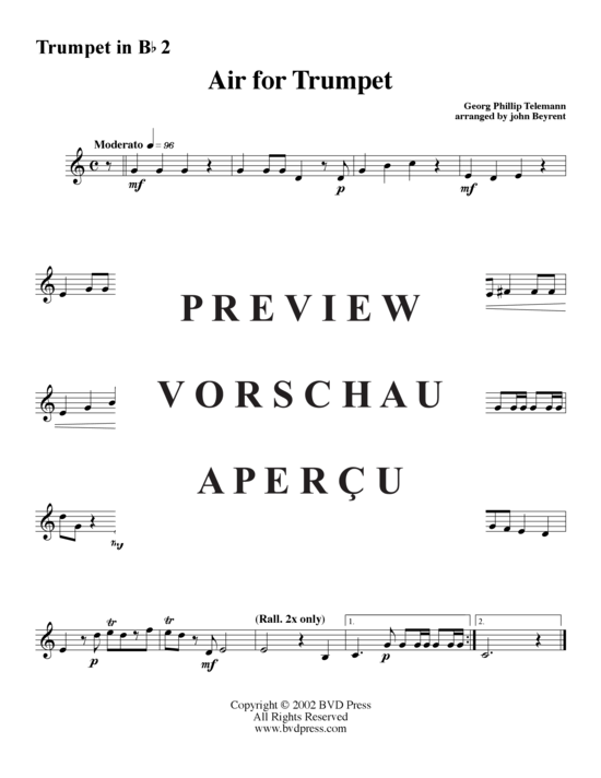 Produktgalerie: Seite 5 von 8 Air für Trompete , , (Blechbläserquintett)