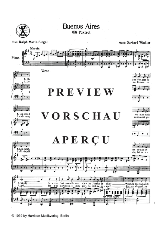 Produktgalerie: Seite 3 von 3 Buenos Aires, , Klavier und Gesang