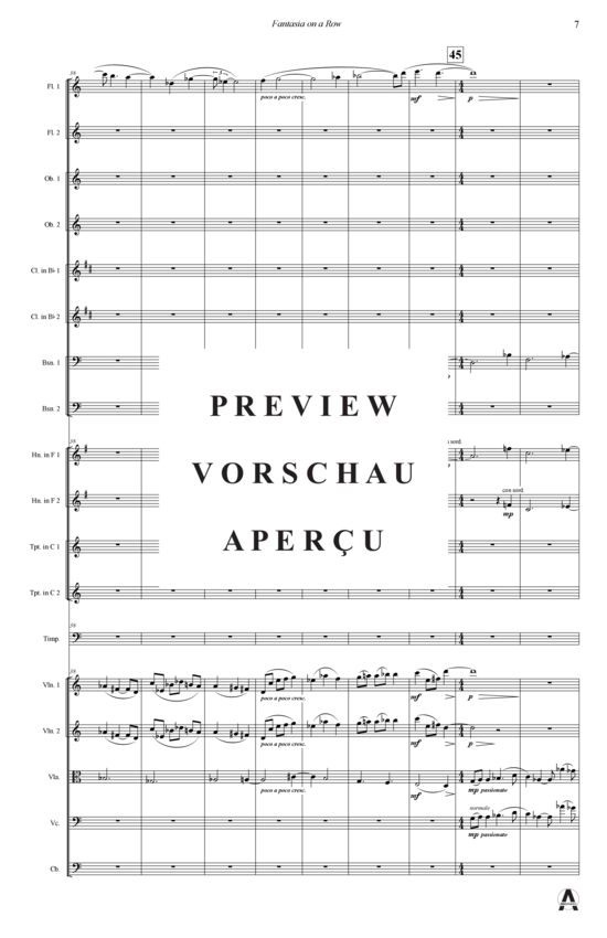 Produktgalerie: Seite 10 von 21 Fantasia on a Row , , (Orchester)