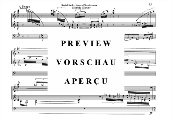 Product gallery: Page 16 of 21 Dances of Shiva , , (Orgel Solo)