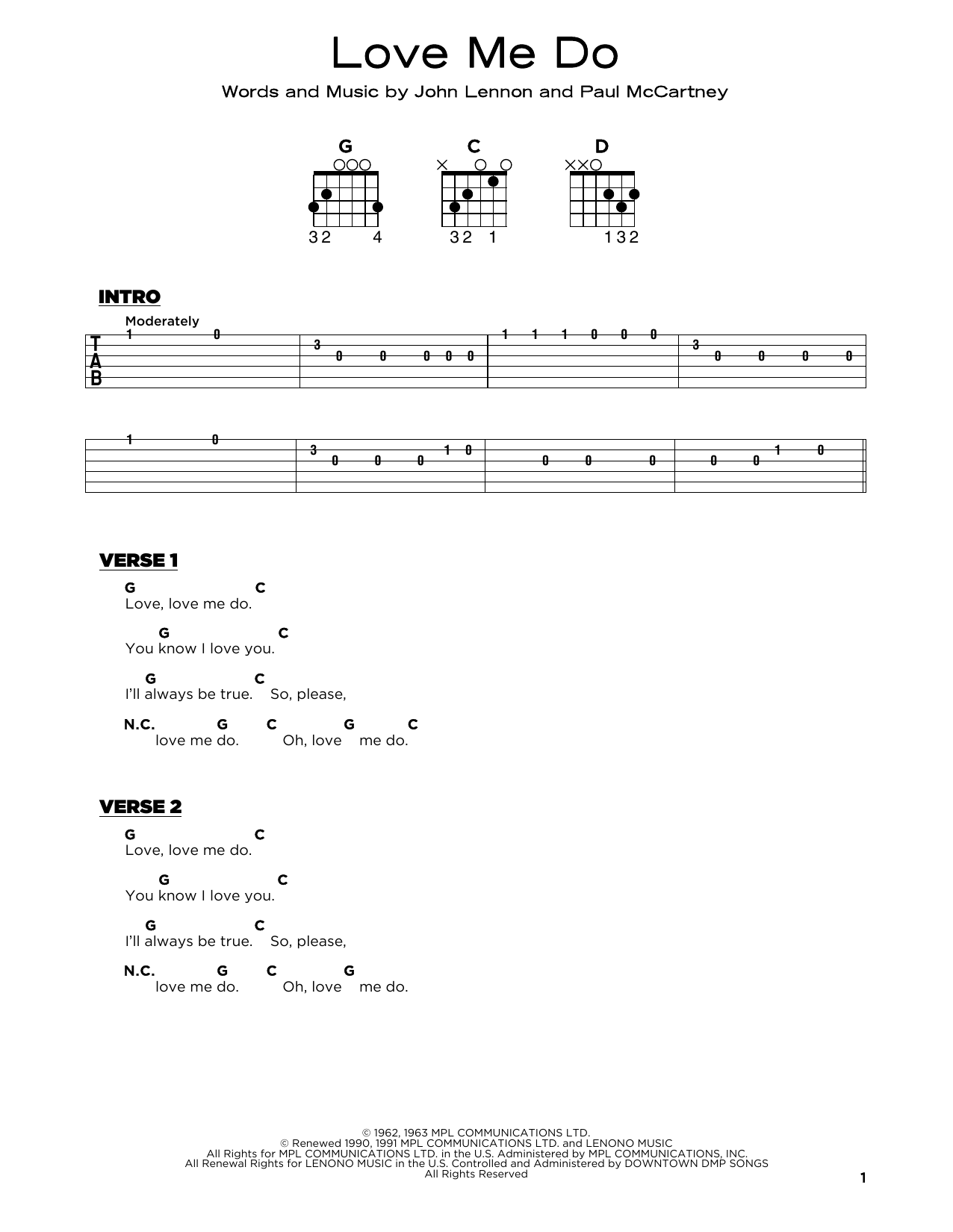Produktgalerie: Seite 1 von 1 Love Me Do, The Beatles, Gitarre