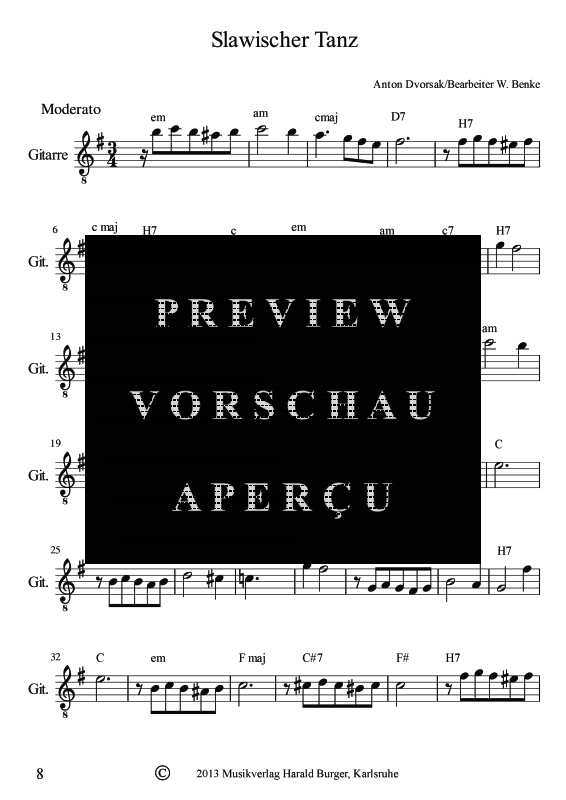 Produktgalerie: Seite 11 von 11 Slavische Musik Band 2, , Gitarre Solo