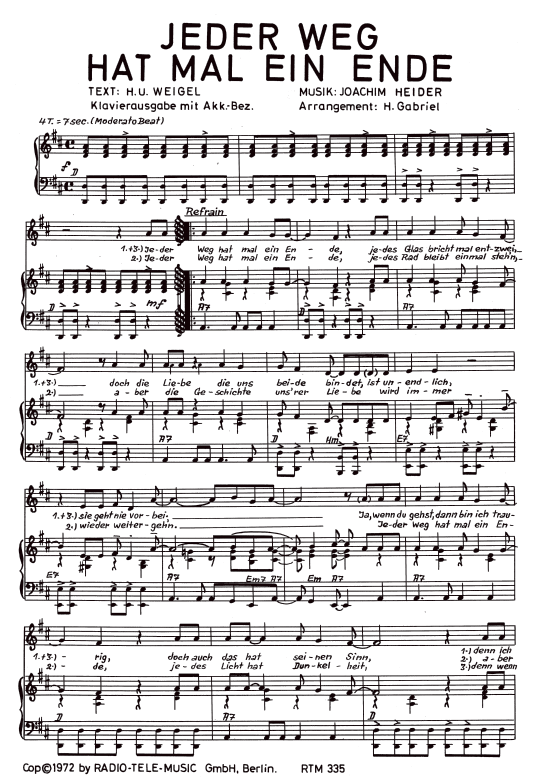 Produktbild zu: Jeder Weg hat mal ein EndeMarianne Rosenberg