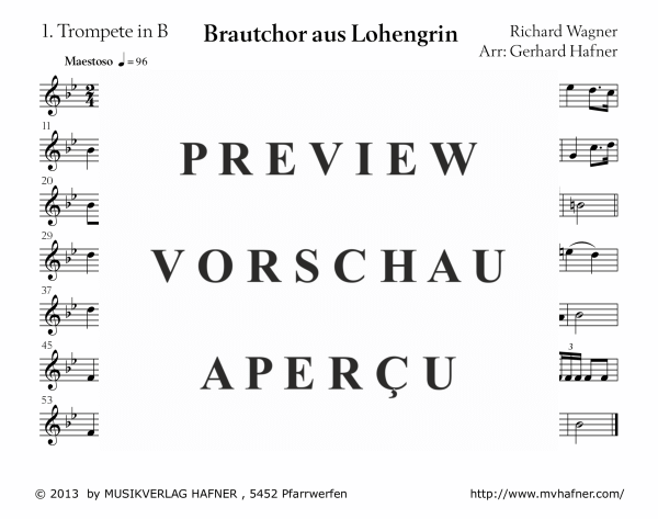 gallery: Brautchor aus Lohengrin, , (Blechbläser Ensemble)