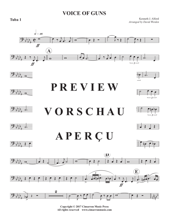 Product gallery: Page 16 of 19 Voice of Guns , , (Tuba Quartett EETT)