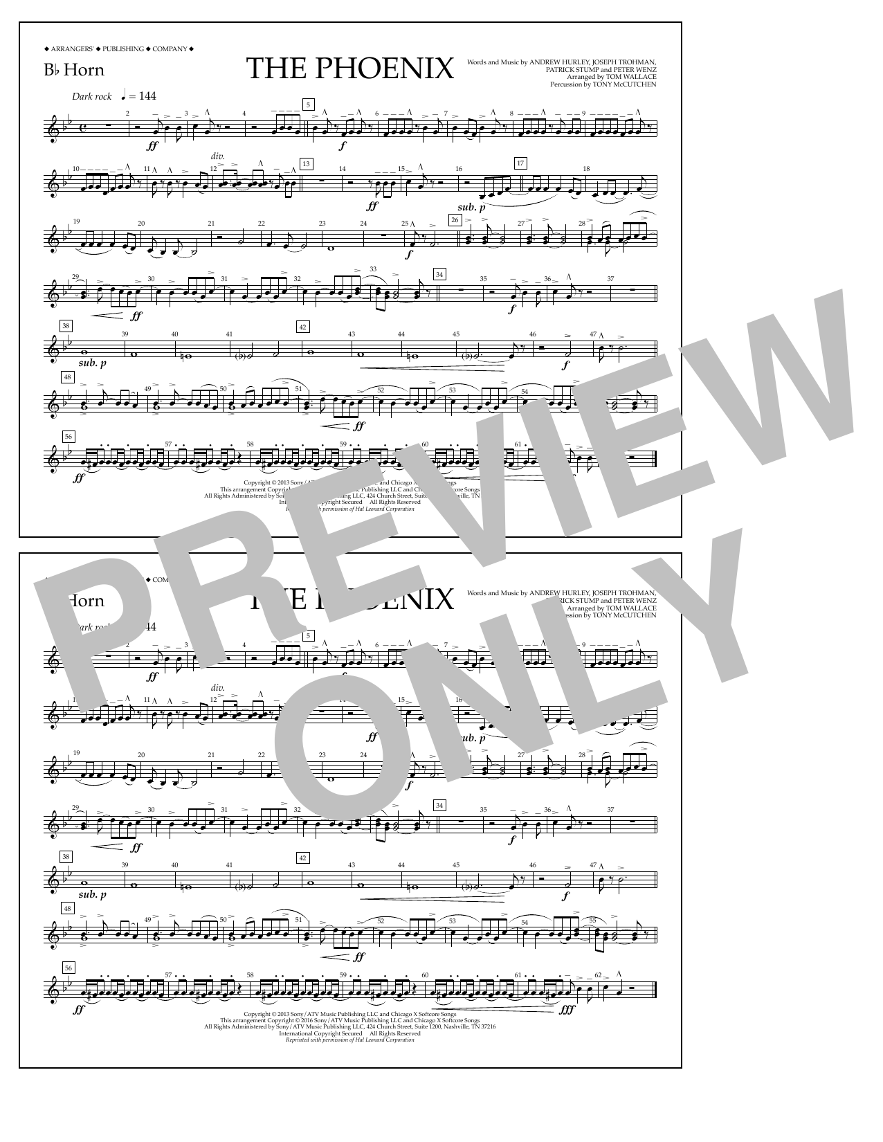 Produktbild zu: The Phoenix - Bb Horn