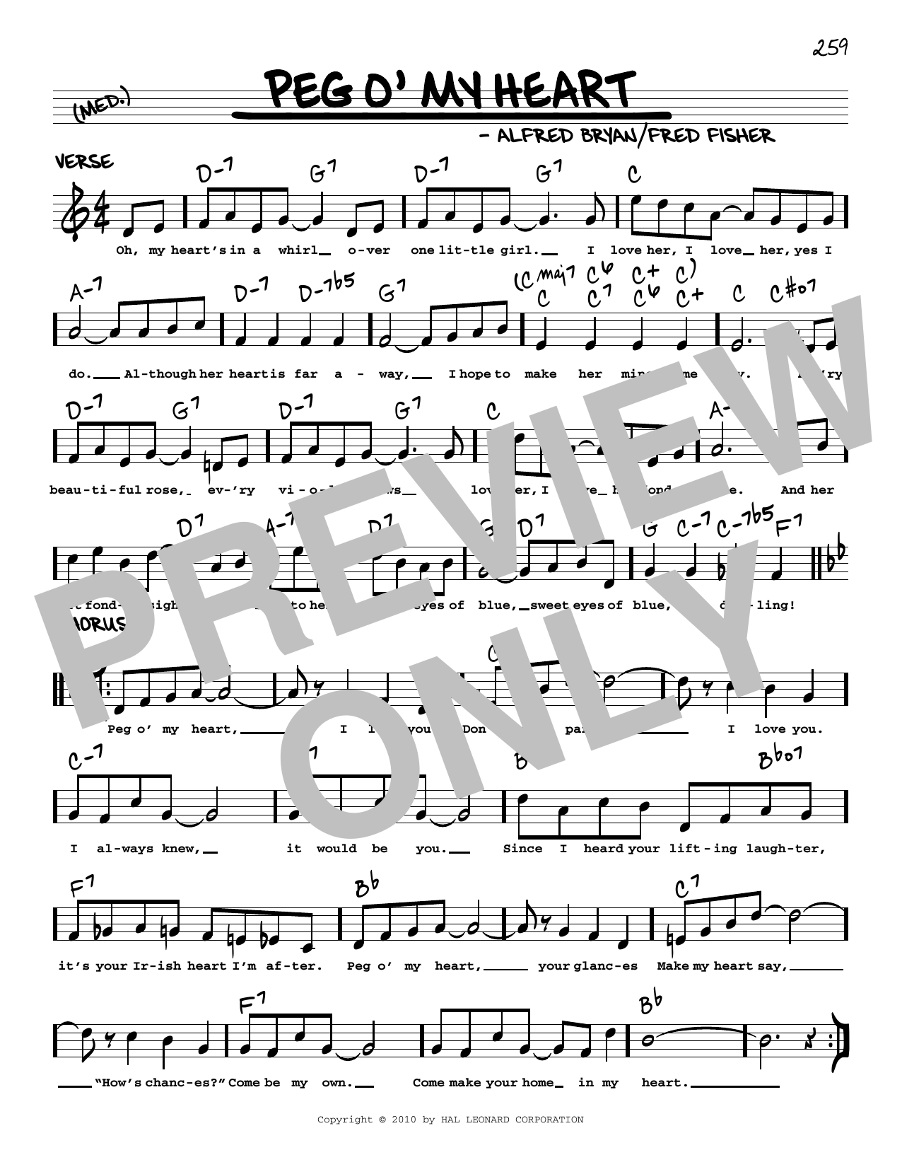 Product picture to: Peg O' My Heart (arr. Robert Rawlins)