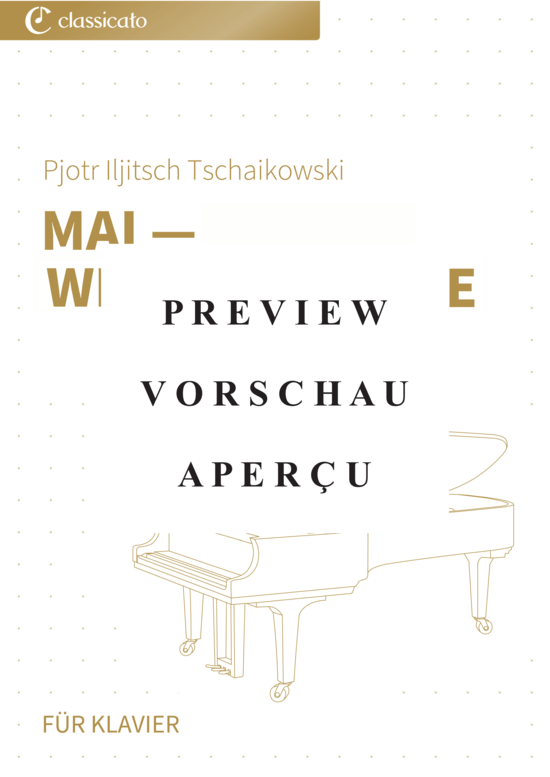 gallery: Mai - Weiße Nächte - Die Jahreszeiten op. 37b, Nr. 5 , , (Klavier Solo)