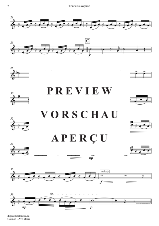 gallery: Ave Maria , , (Saxophon-Quartett AATB)